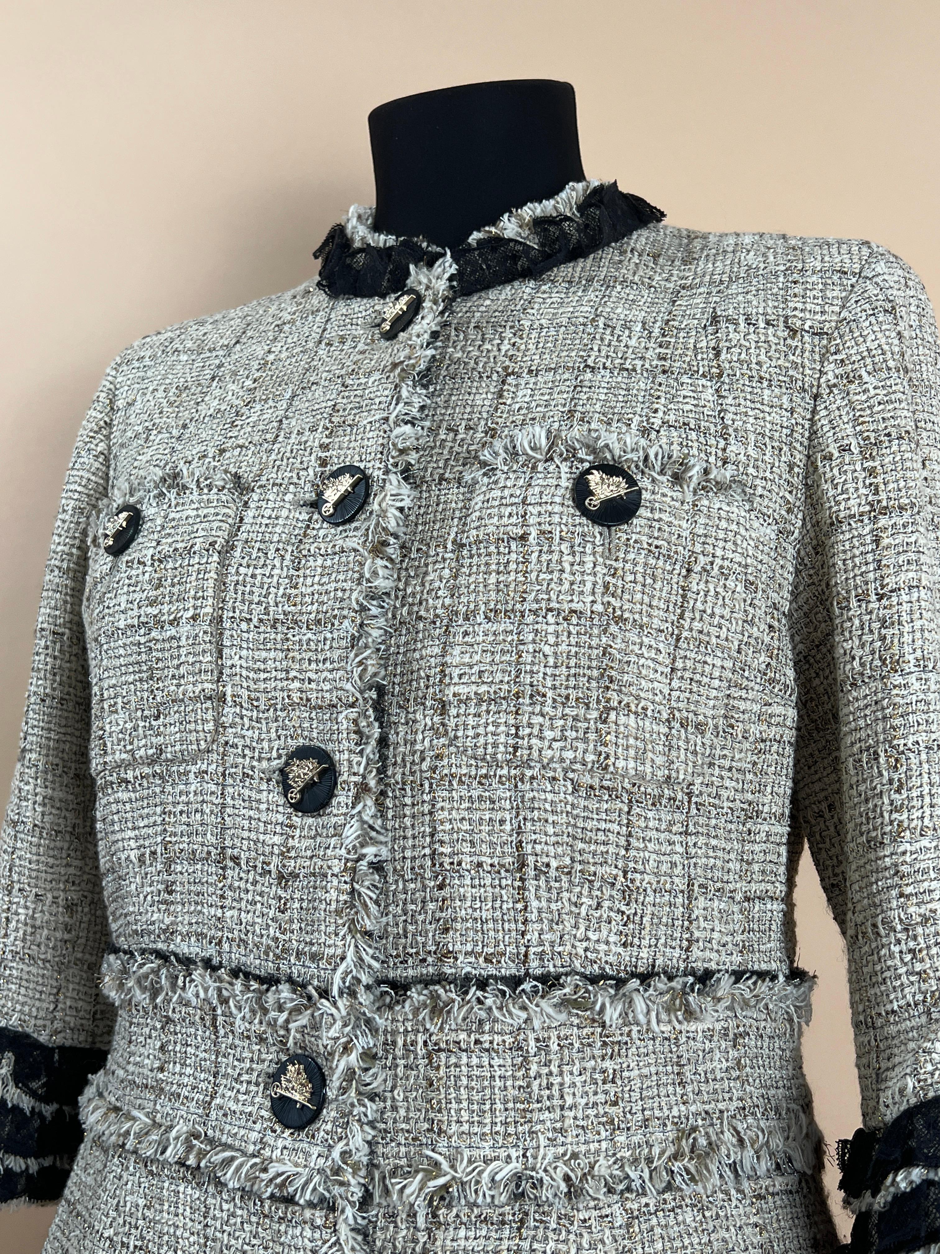 Chanel Collectors Ruffled Tweed Jacket 1