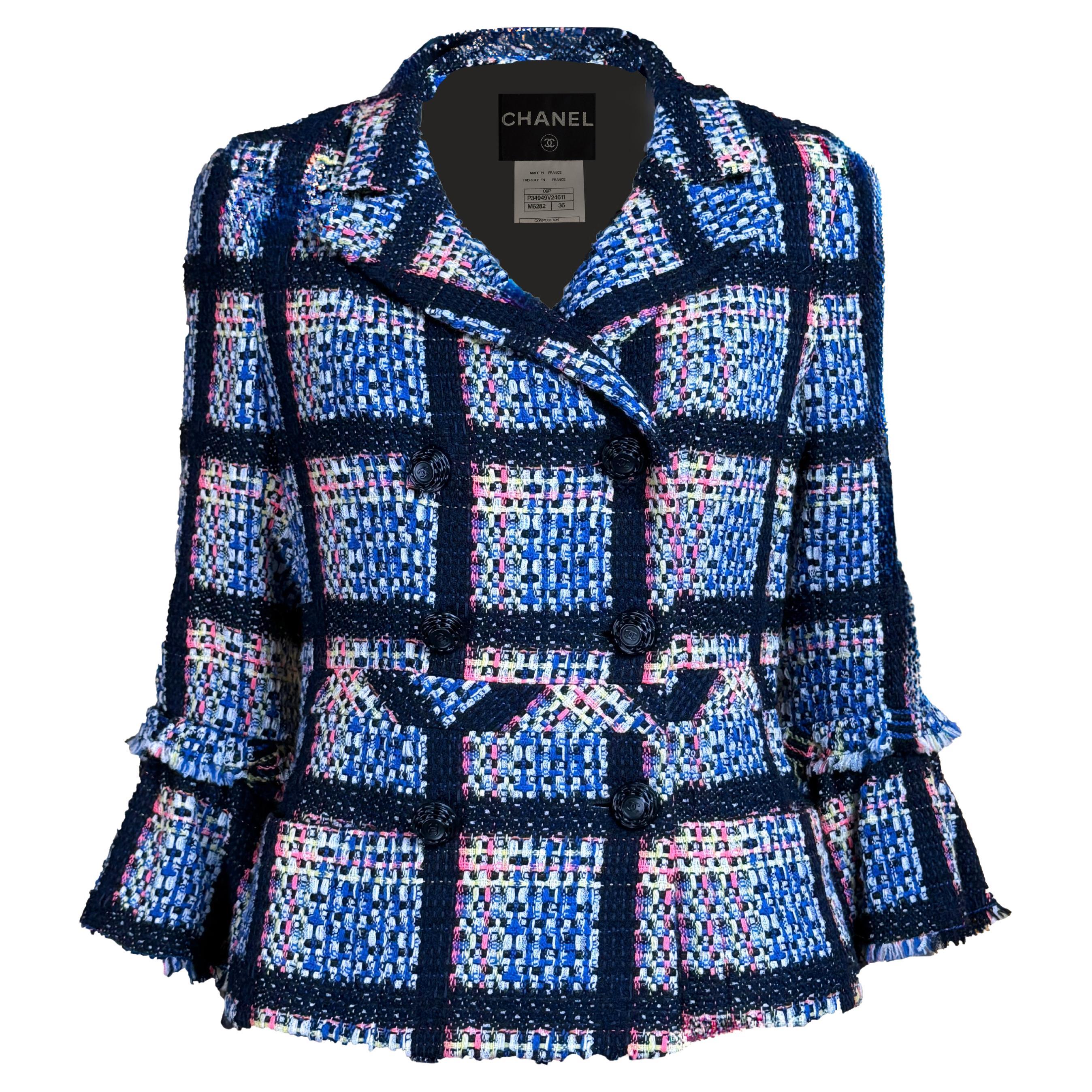 Giacca vintage da collezione Chanel con fiocchi 36 FR