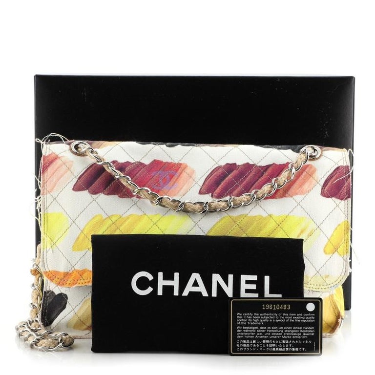 Chanel Paint Palette Canvas 2.55 Flap Bag