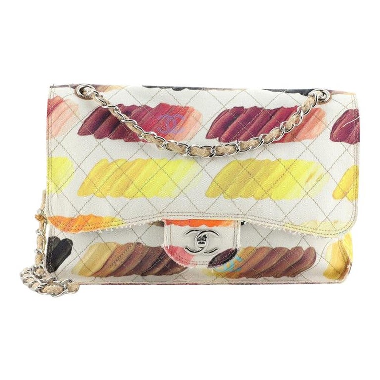 Chanel Colorama Flap Bag Quilted Watercolor Canvas Jumbo at 1stDibs  chanel  watercolor flap bag, watercolor beige bag, chanel watercolor bag