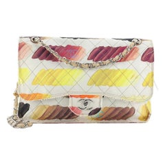 Chanel Colorama Flap Bag Quilted Watercolor Canvas Jumbo