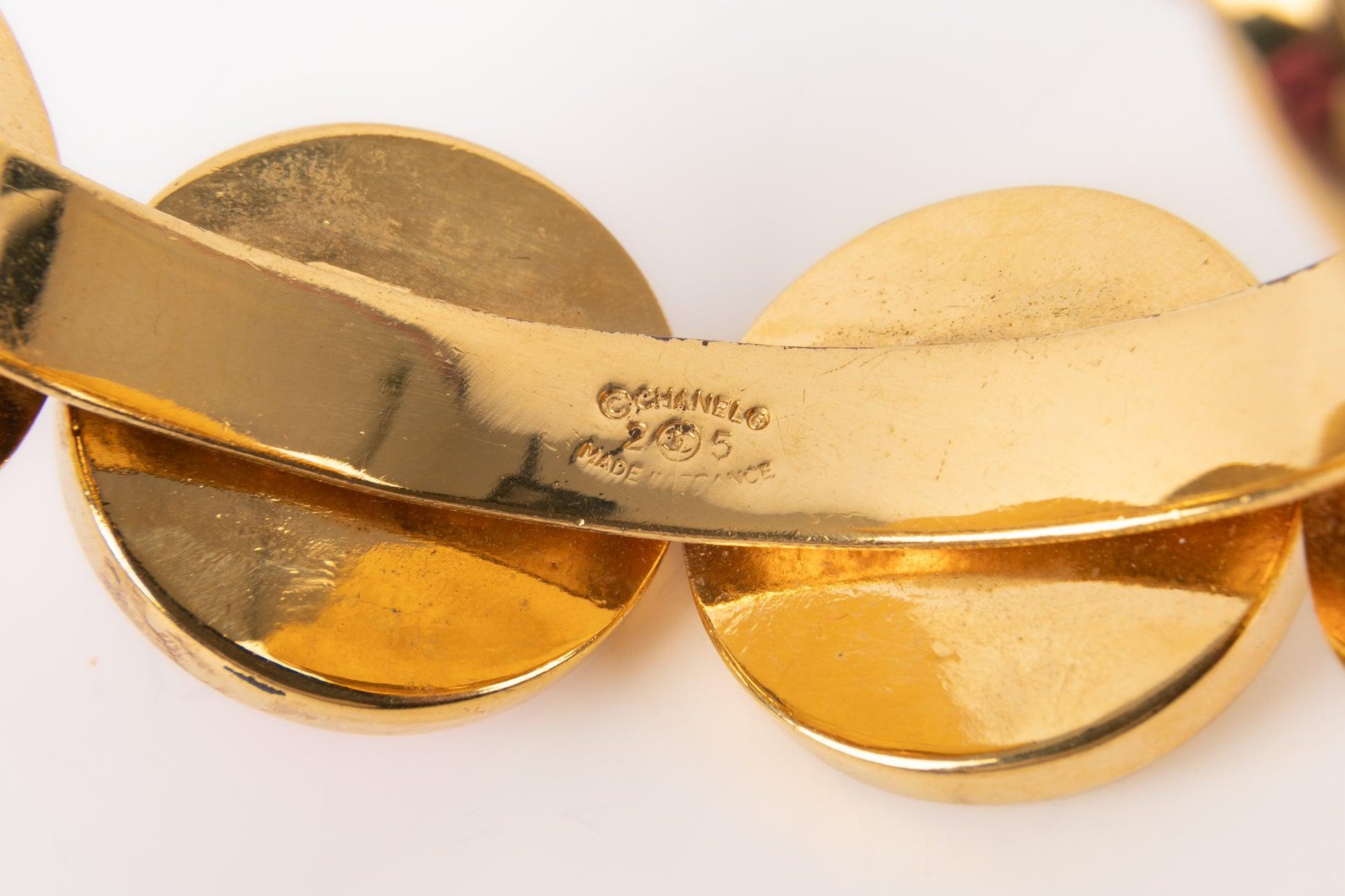 Bracciale colorato Chanel con logo CC, anni '90 in vendita 3