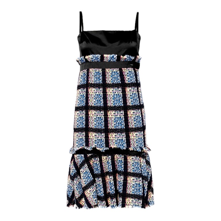 chinese dress ladies Chanel Tweed Knit Dress