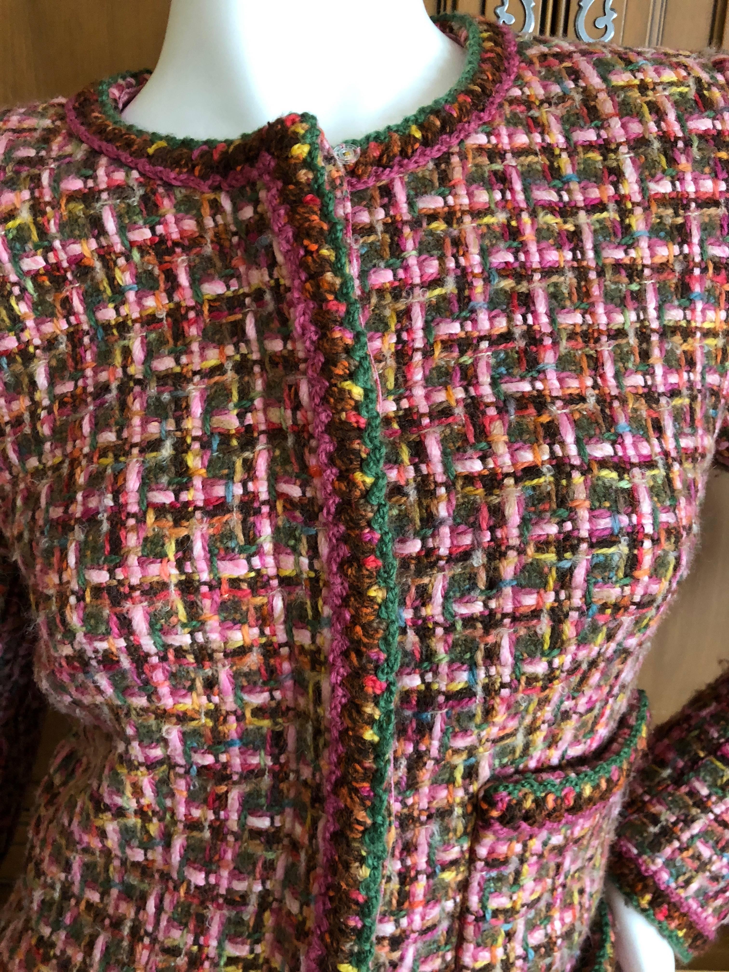 Chanel Colorful Fantasy Tweed Jacket, Autumn 2003  In Excellent Condition For Sale In Cloverdale, CA