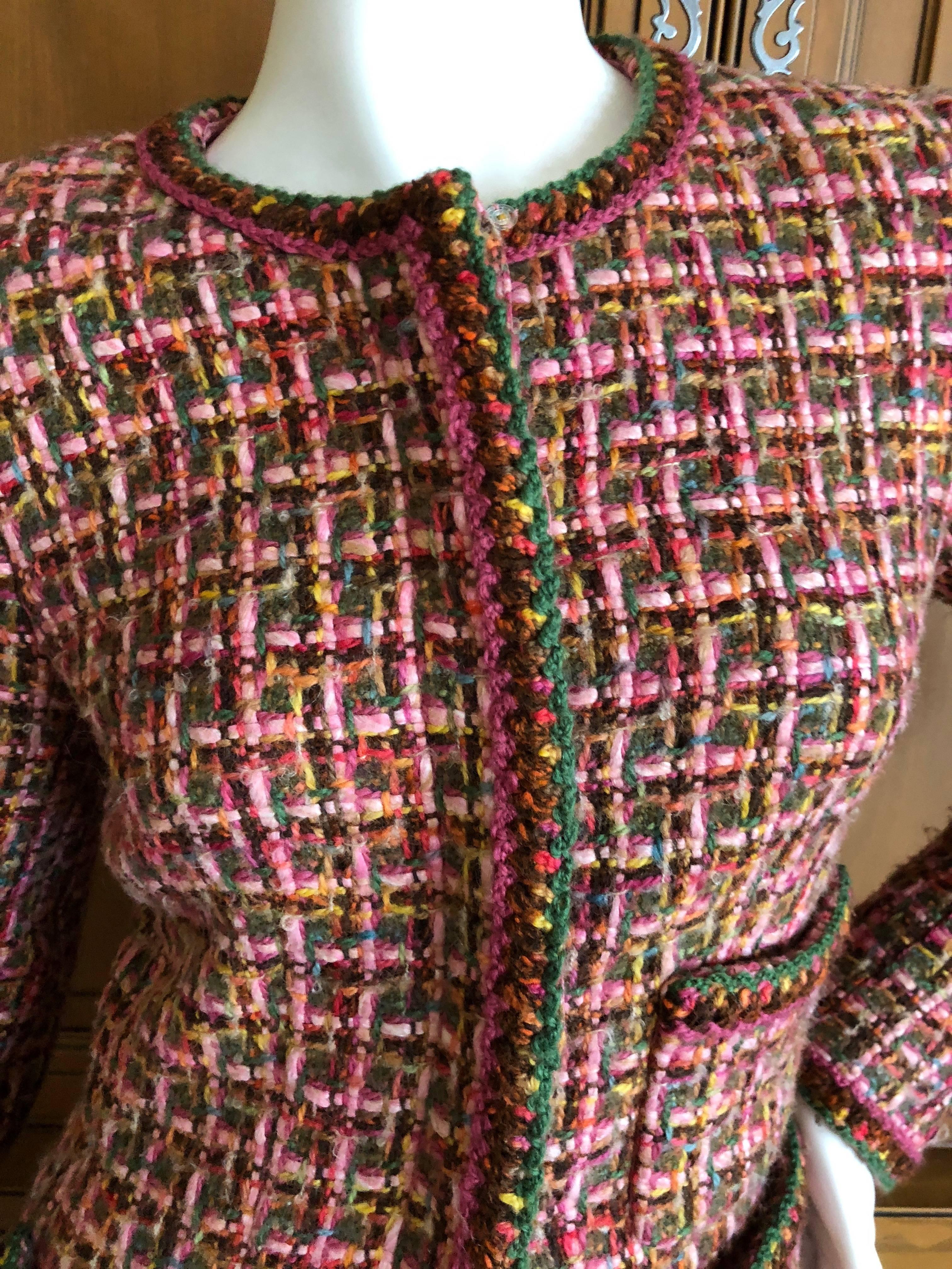 Chanel Colorful Fantasy Tweed Jacket, Autumn 2003  For Sale 5