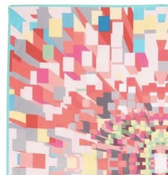 Chanel Colorful Silk Scarf