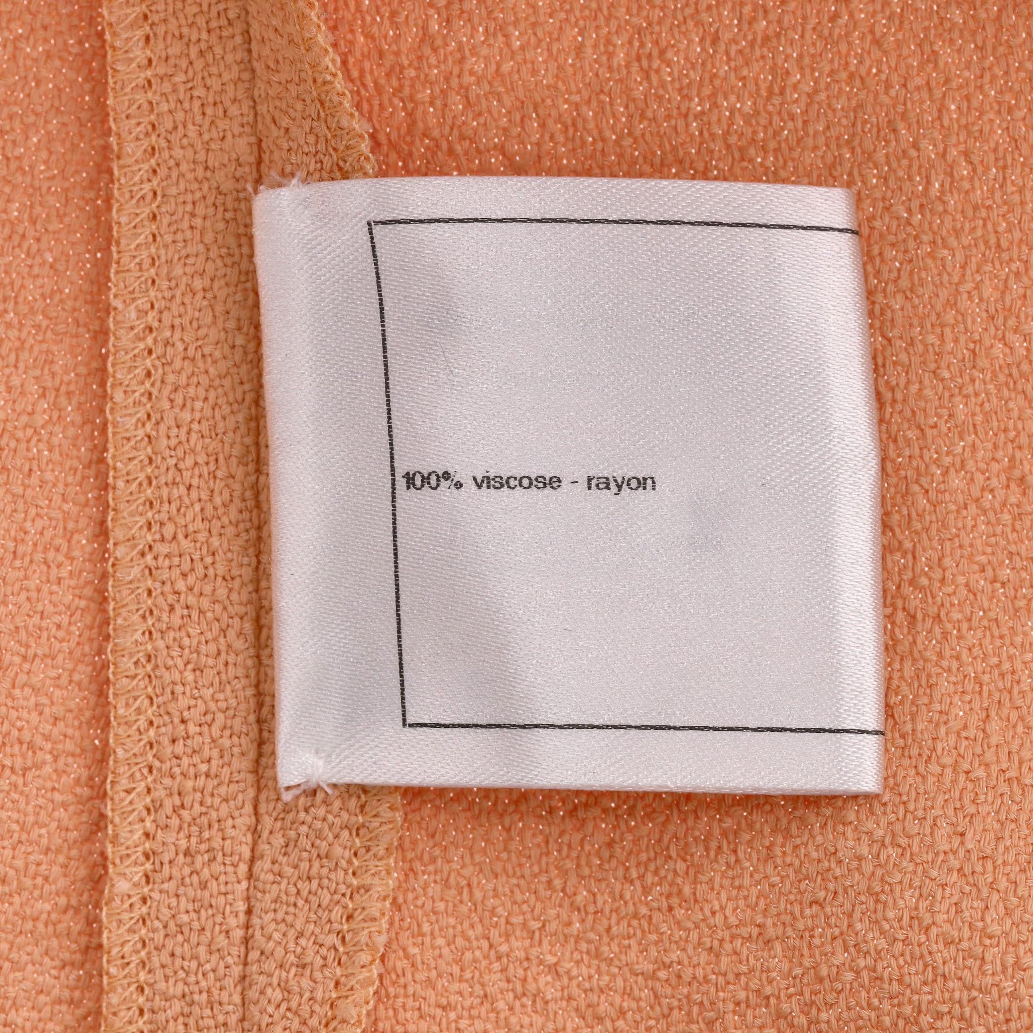 Chanel Colour-Block Top With 'CC' Logo Pearl Buttons For Sale 2