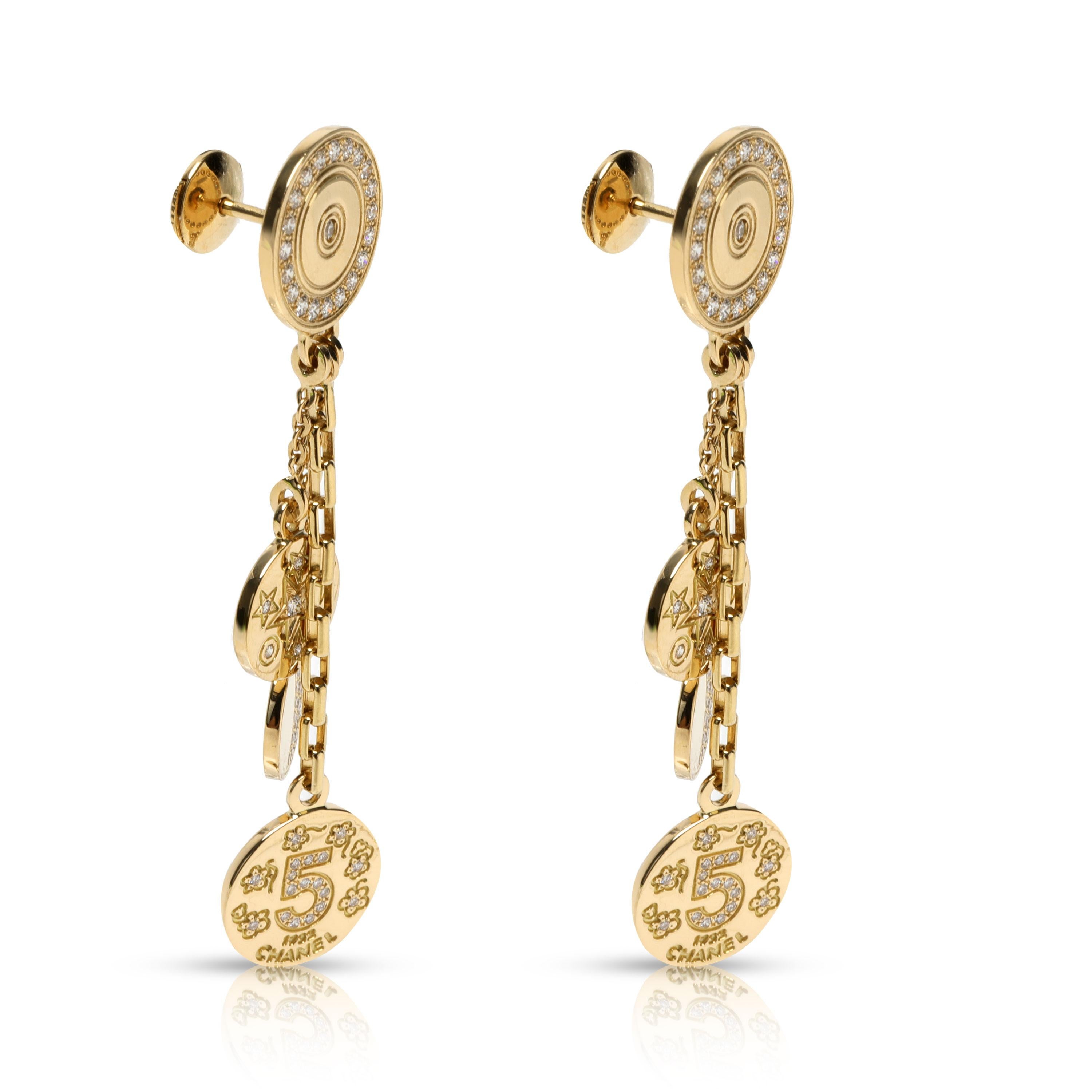 
Chanel Comete Diamond Earrings in 18K Yellow Gold 1.00 CTW

SKU: 105222

Condition Description: Retails for 19,500 USD. In excellent condition and recently polished.
Brand: Chanel
Collection/Series: Comete
Metal Type: Yellow Gold
Metal Purity: