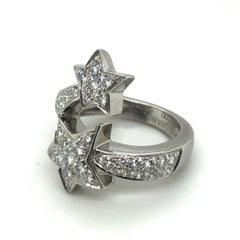 Chanel Comète Geode Ring in 18 Karat White Gold and Diamonds