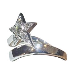 Chanel Comète Natural Diamond Ring Size 52