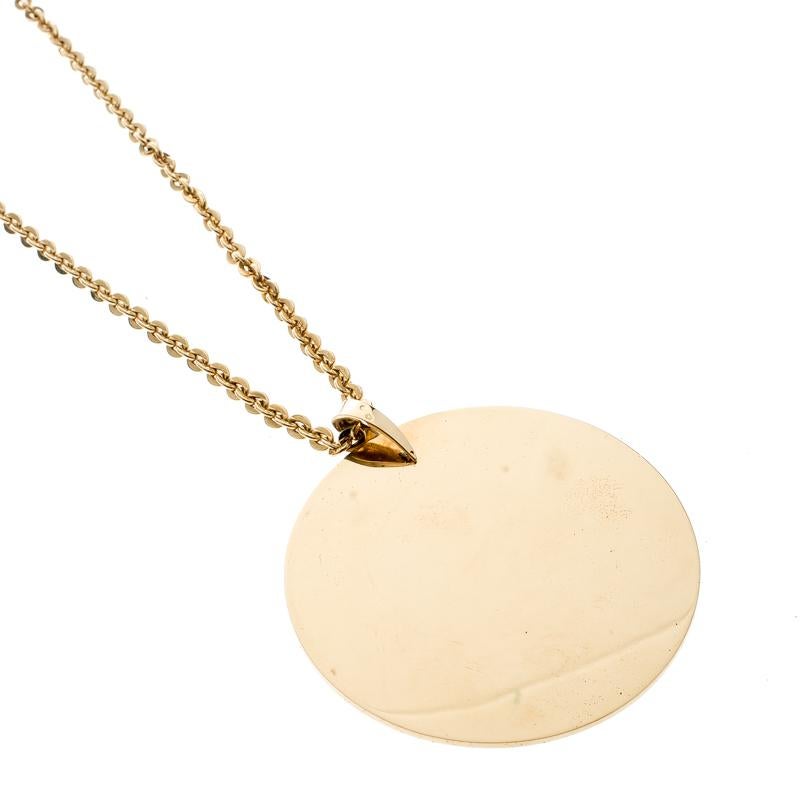 Chanel Comete Star Diamond 18k Yellow Gold Large Pendant Necklace In Good Condition In Dubai, Al Qouz 2
