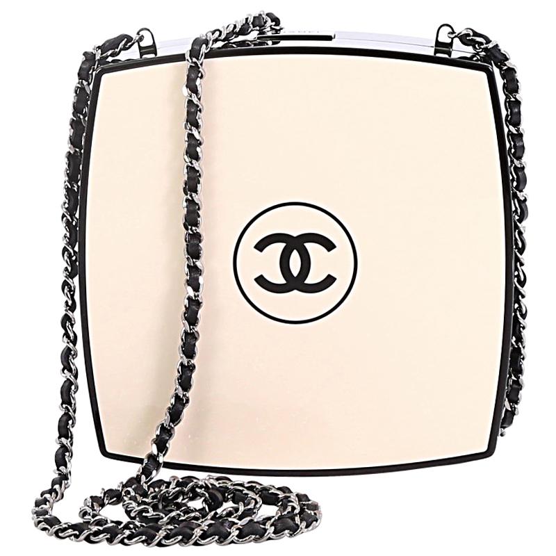 Chanel Compact Powder Minaudiere Plexiglass