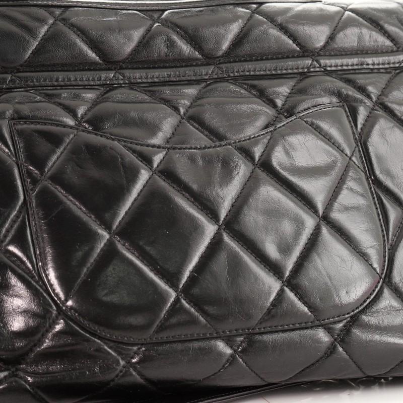 Chanel Convertible Boy Satchel Quilted Glazed Calfskin Large 2