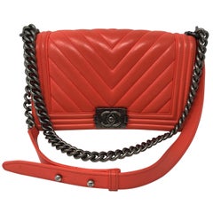 Chanel Coral Boy Bag