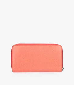 Chanel Coral Caviar Leather Timeless Long Wallet
