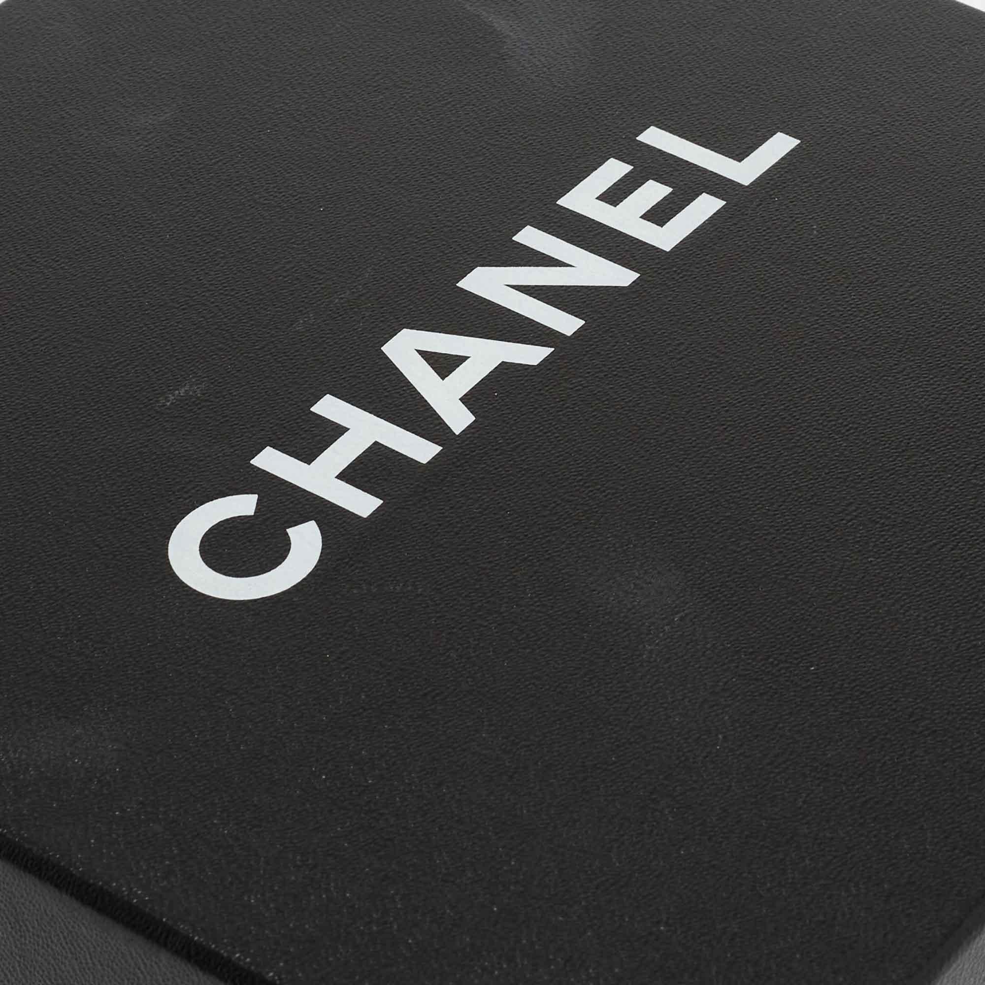 Chanel Coral Orange Leather CC Pearl Detail Belt 85CM 5