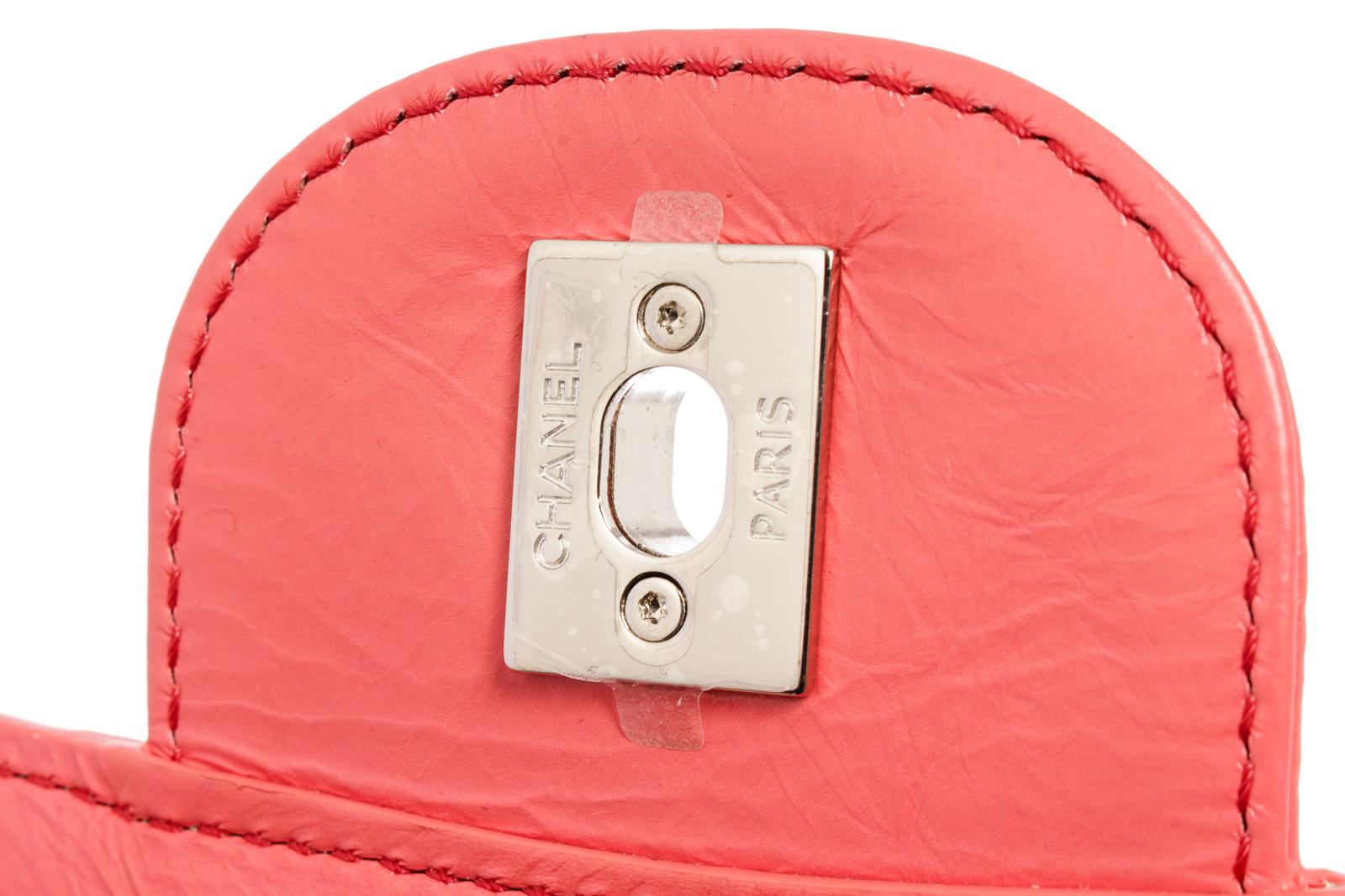 Pink Chanel Coral Quilted Leather and PVC Aquarium Backpack