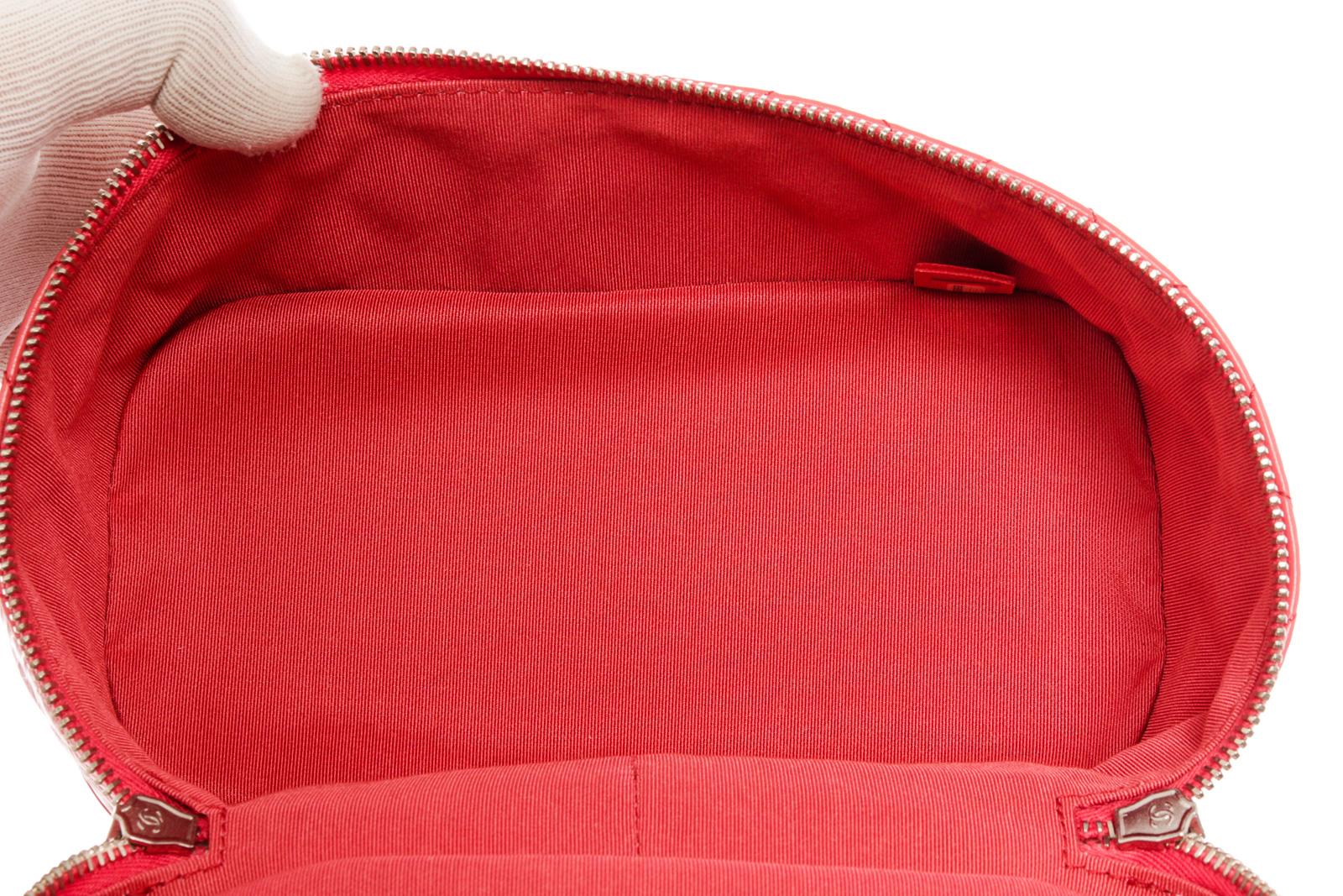 Women's Chanel Coral Quilted Leather and PVC Aquarium Backpack