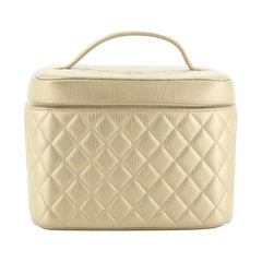 Chanel Cosmetic Case Quilted Calfskin Small
