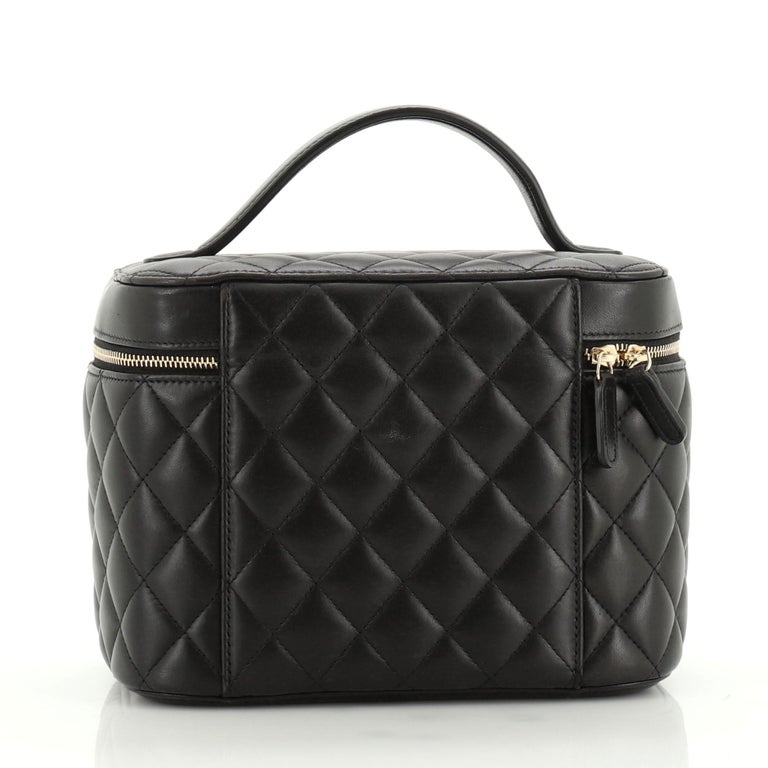 Chanel Cosmetic Case Quilted Lambskin Small