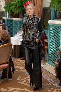 Chanel Cosmopolite Collection Black Tweed Jacket