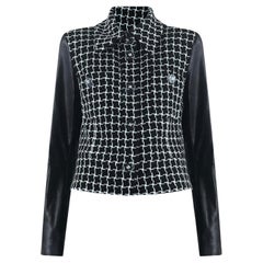 Chanel Cosmopolite Collection Black Tweed Jacket