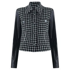 Chanel Cosmopolite Collection Black Tweed Jacket 