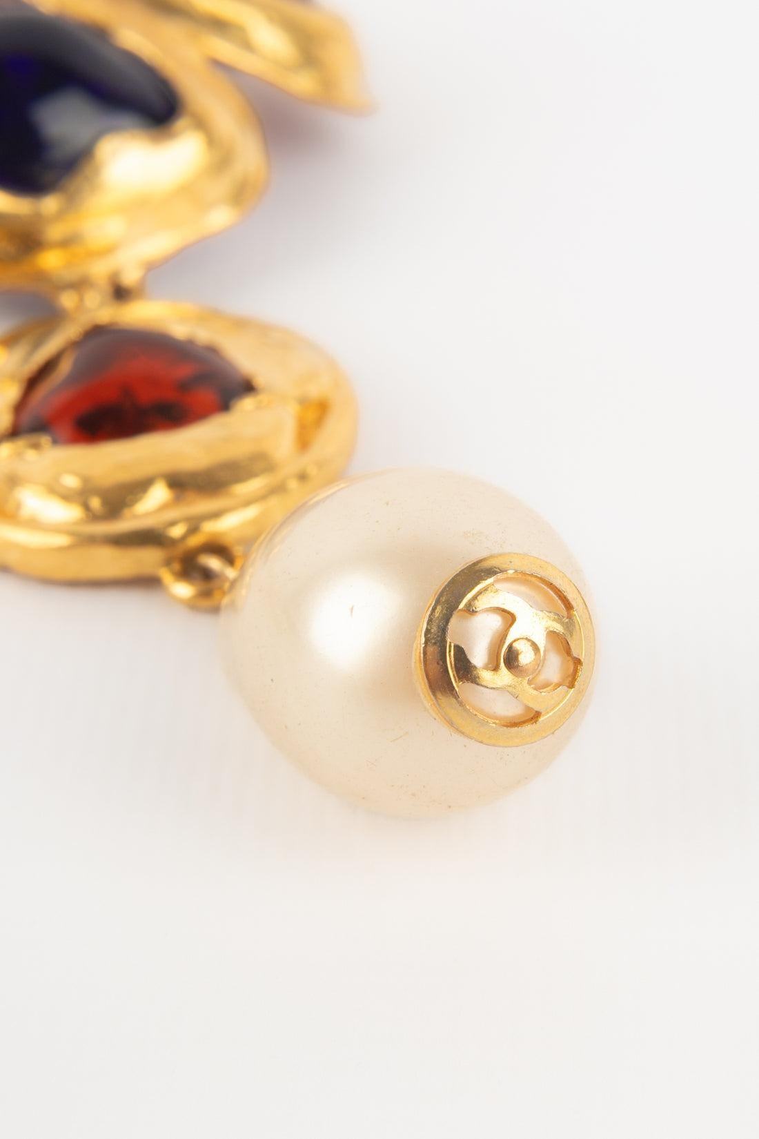 Chanel Costume Pearl Necklace, 1990s For Sale 3
