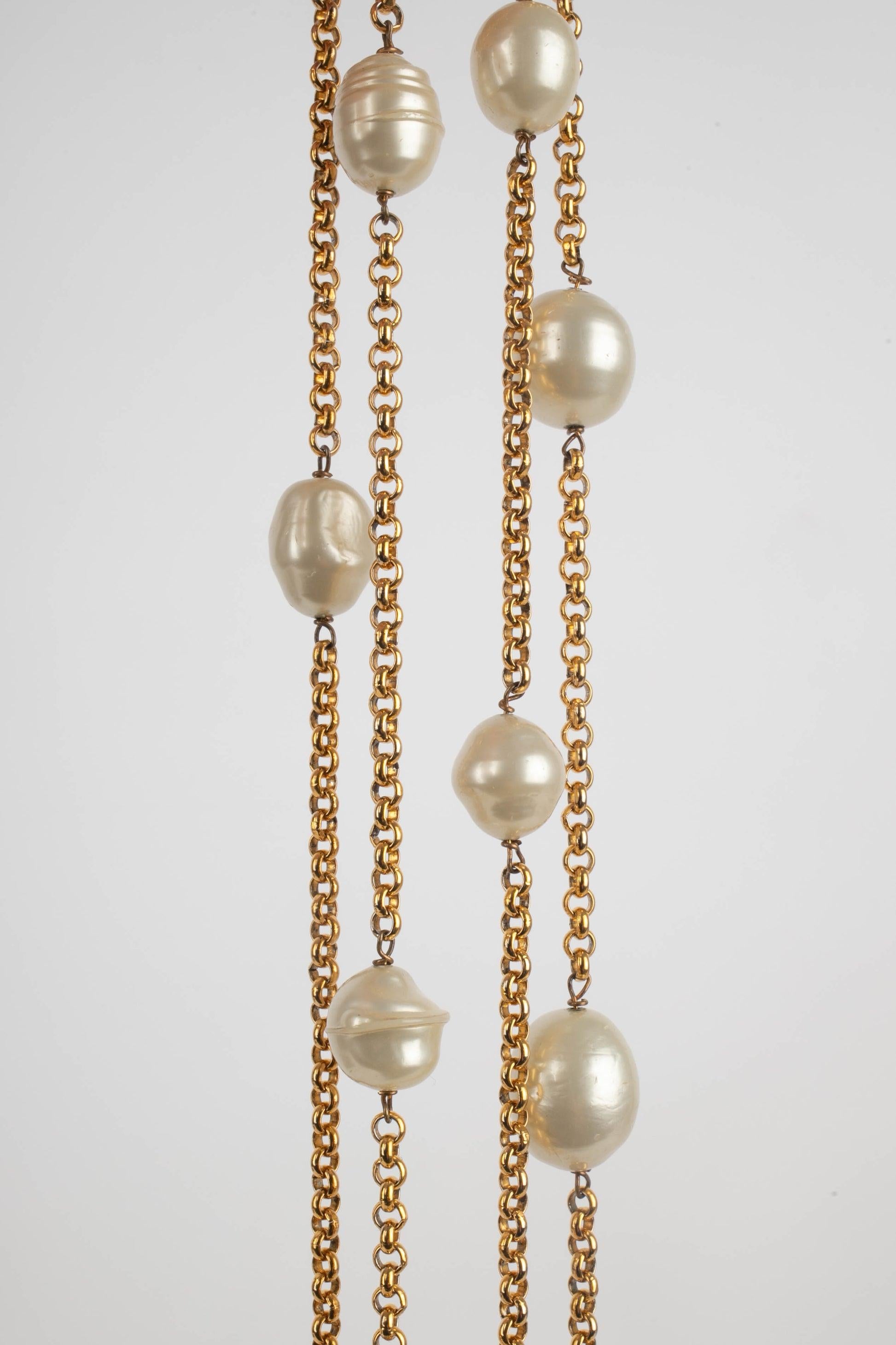 Women's Chanel Costume Pearl Necklace, 1993