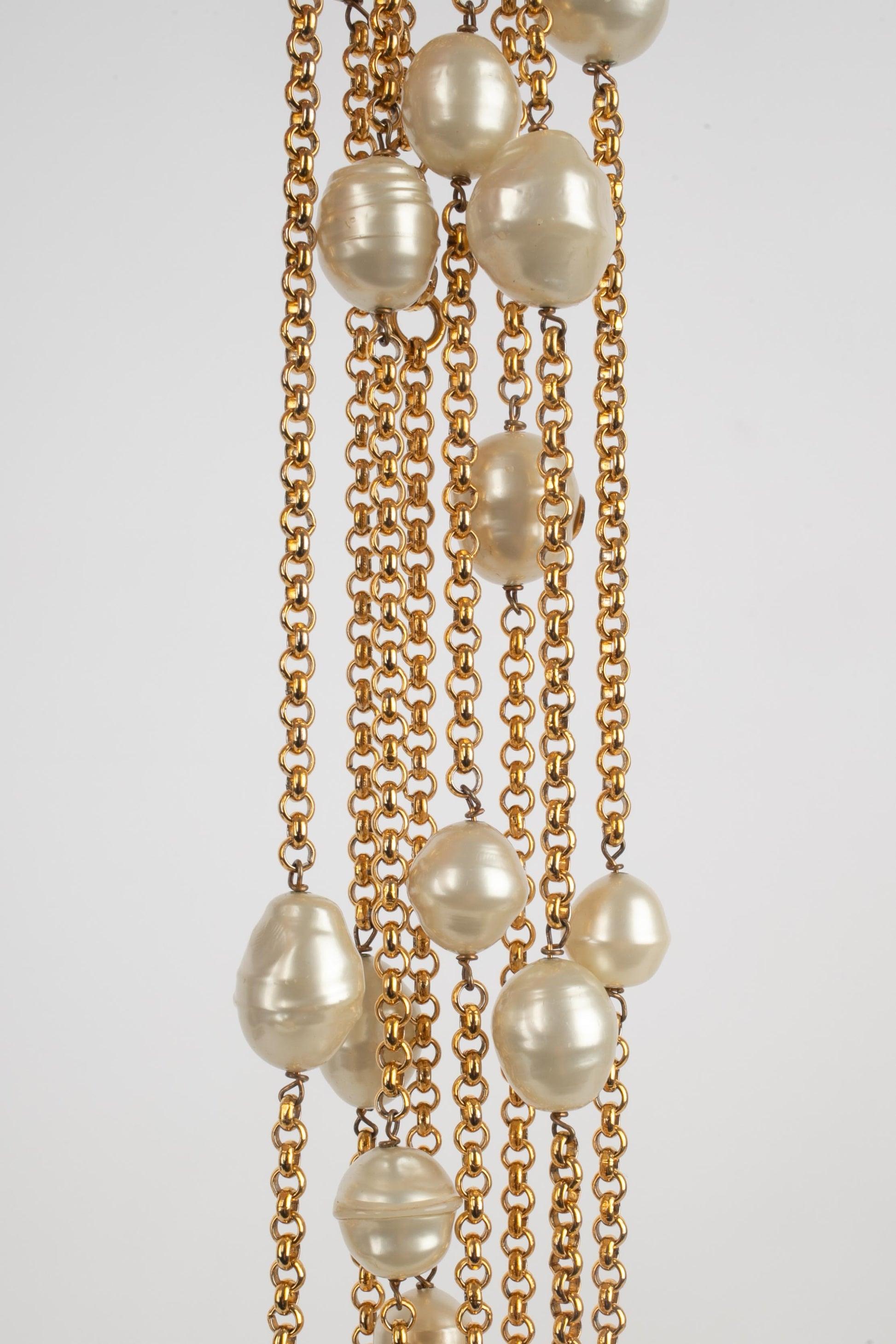 Chanel Costume Pearl Necklace, 1993 2