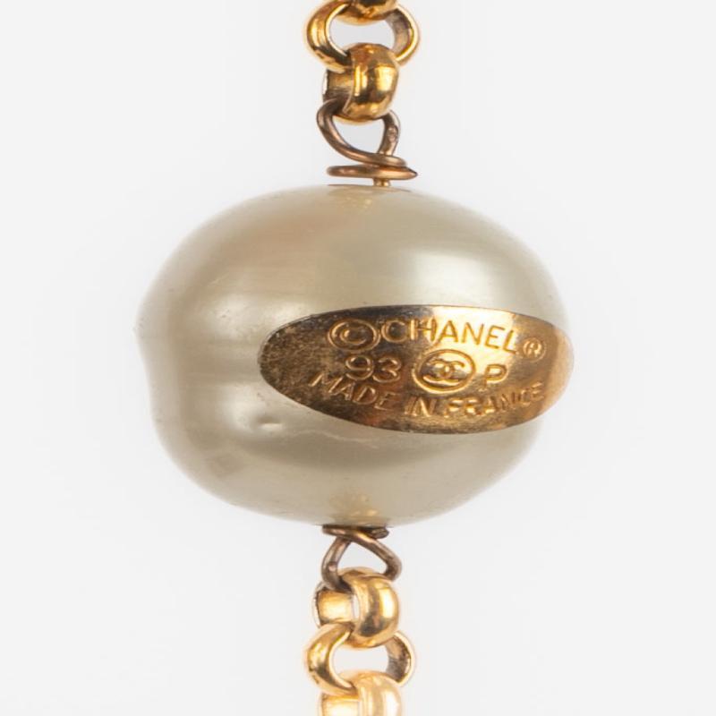 Chanel Costume Pearl Necklace, 1993 3