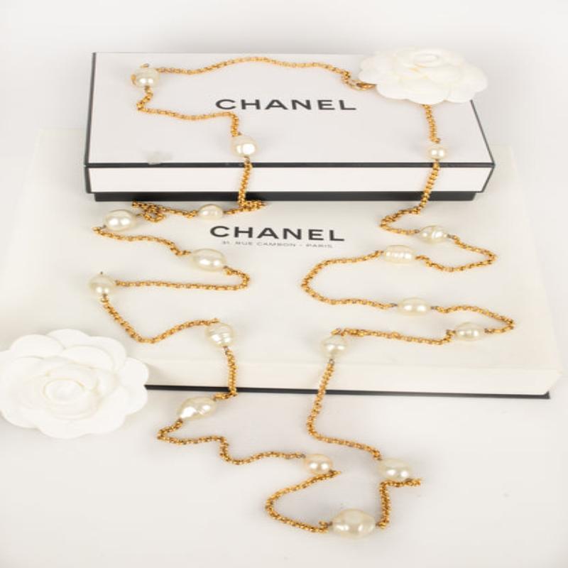 Chanel Costume Pearl Necklace, 1993 4