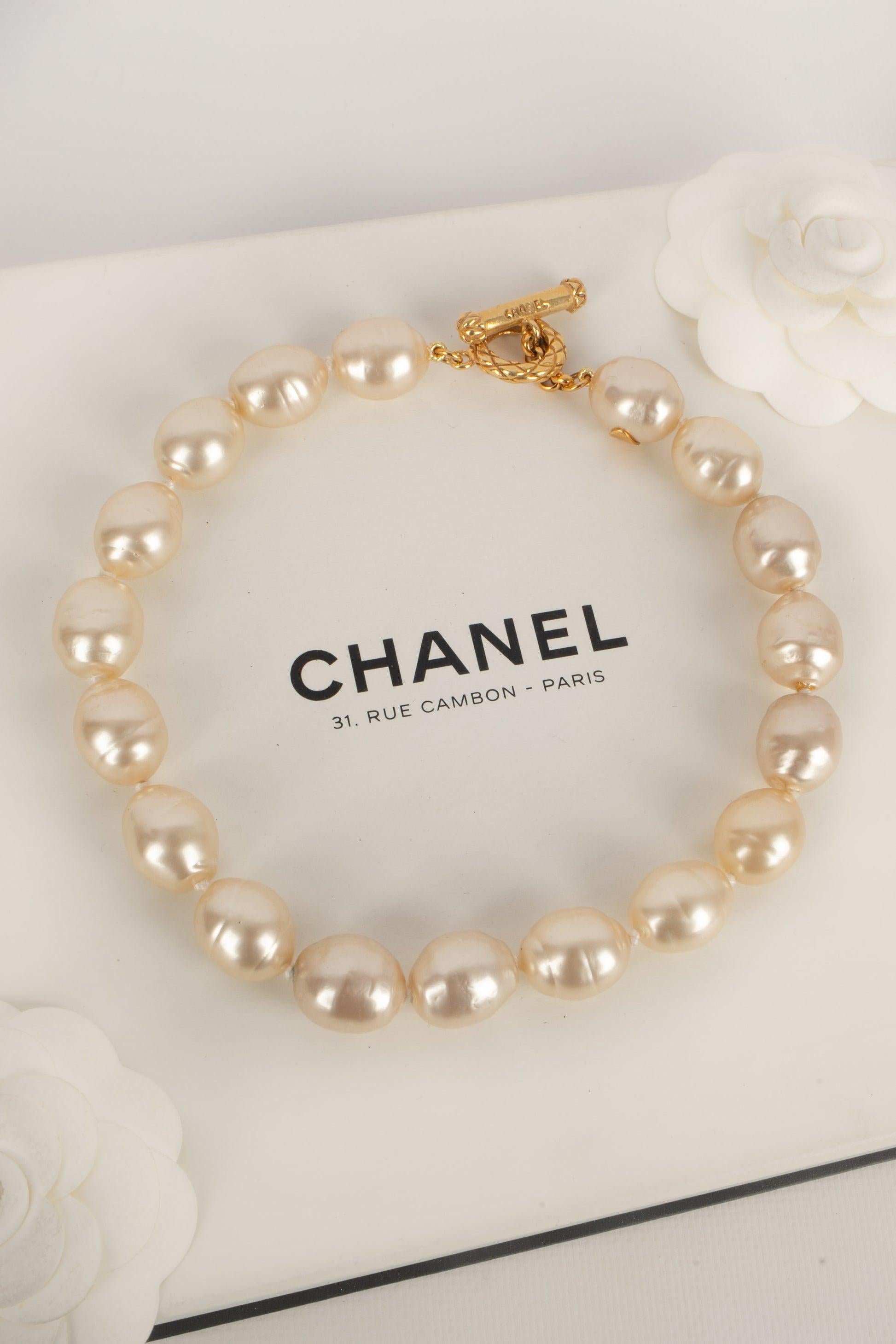 Chanel Costume Pearl Necklace, 1994 2