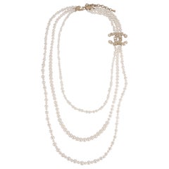 Chanel Costume Pearl Necklace, 2020