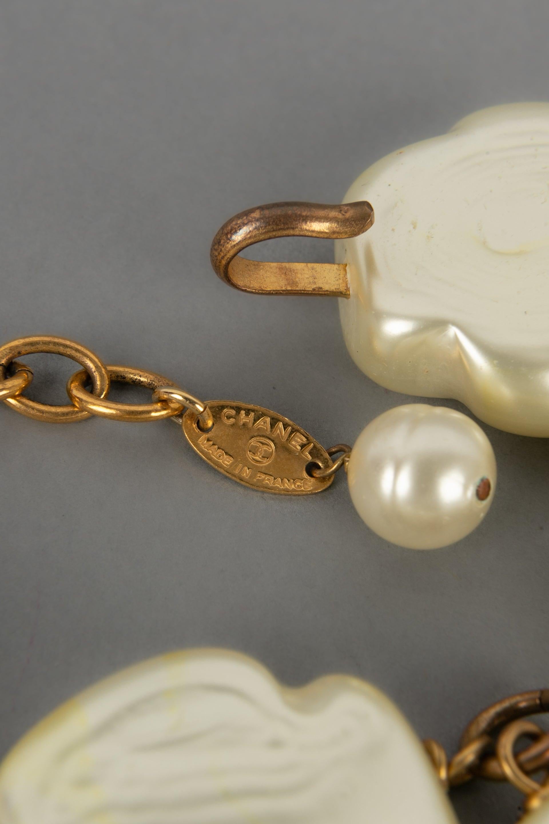 Chanel Collier de perles de costume au design baroque en vente 3