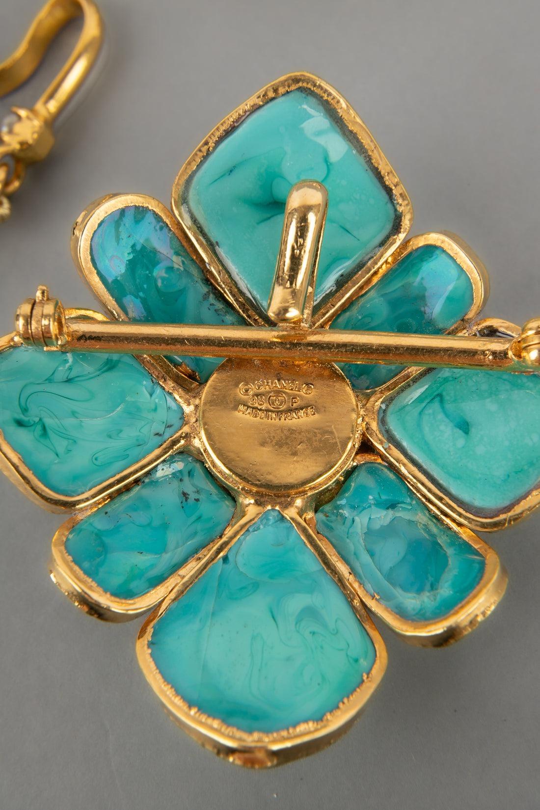 Chanel Costume Pearl Pendant Necklace Spring, 1998 For Sale 2
