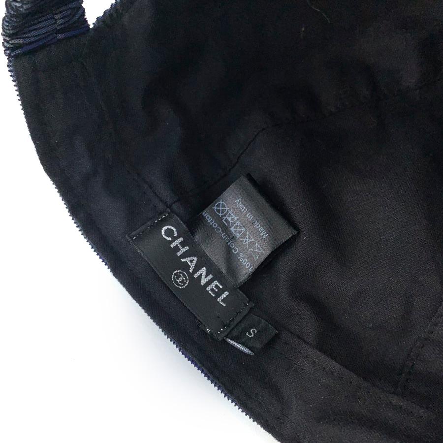 CHANEL Cotton CC Cap In Excellent Condition In Paris, FR