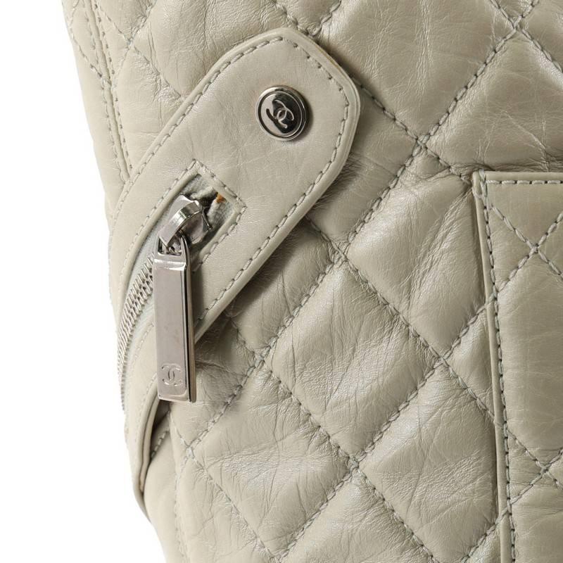 Chanel Cotton Club Tote Quilted Aged Calfskin Large 4