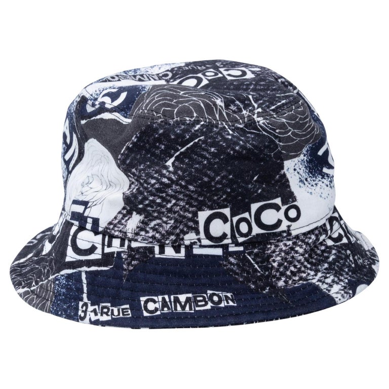 Chanel Bucket Hat - 9 For Sale on 1stDibs  chanel bucket hat black, chanel.bucket  hat, chanel bucket hats