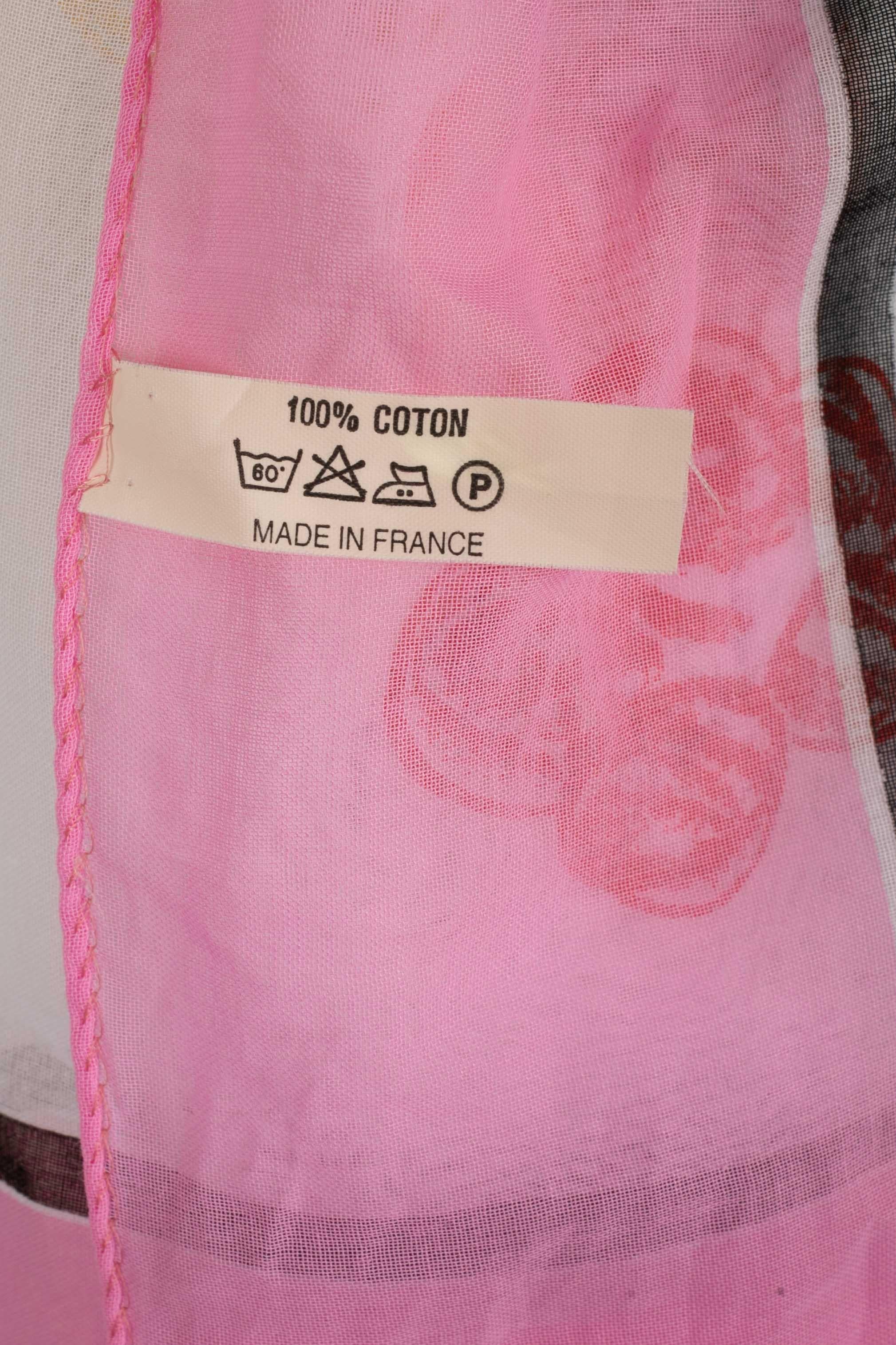 Chanel Baumwollfoulard / Pareo im Angebot 1