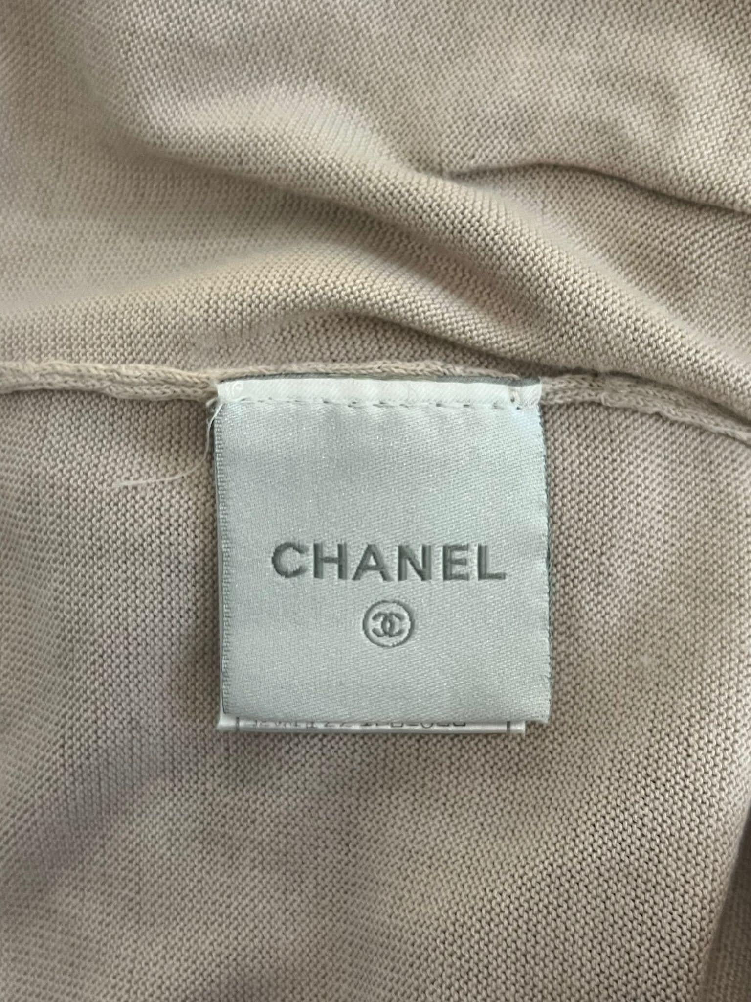 Chanel - Top en coton et sweat à capuche assorti en vente 5