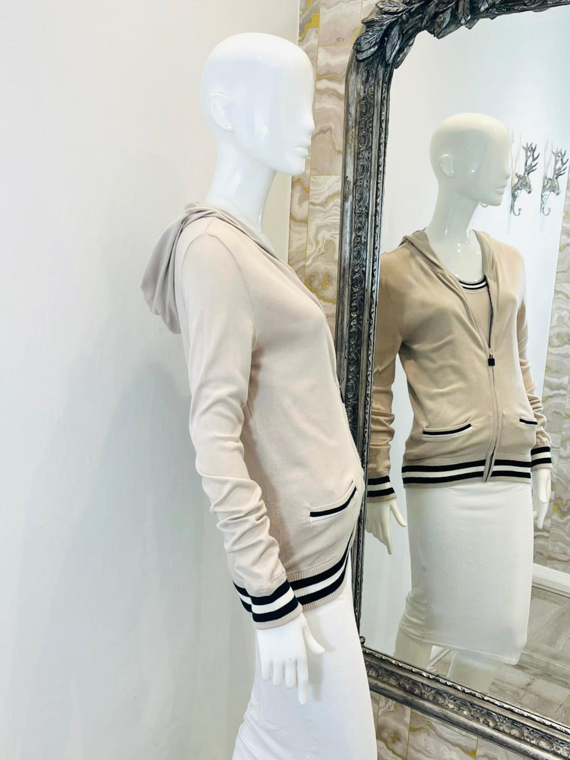 Chanel - Top en coton et sweat à capuche assorti Pour femmes en vente