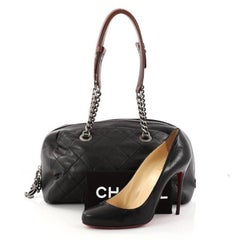Chanel Country Chic Bowler Quilted Leather Medium