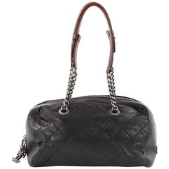 Chanel Country Chic Bowler Quilted Leather Medium