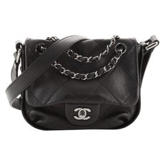 Chanel Country Chic Flap Crossbody Bag Quilted Calfskin Mini