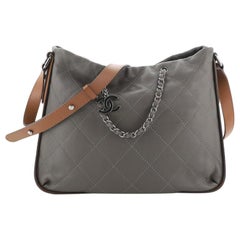 Chanel Country Chic Shoulder Bag Quilted Lambskin Large