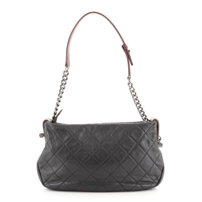Chanel Country Chic Shouldr Bag Quilt Lambskin Small In Good Condition In NY, NY