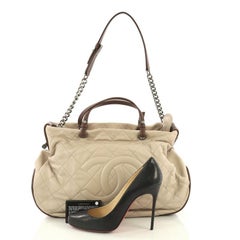 Chanel Country Chic Tote Quilted Leather Large