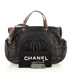 Chanel Country Chic Tote Quilted Leather Large