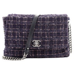 Chanel Couture Messenger Bag Tweed Medium